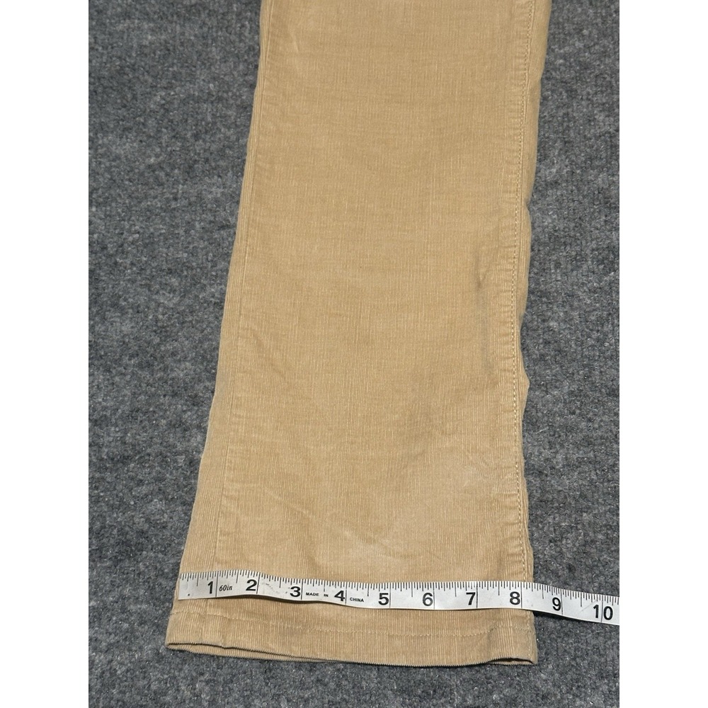 Lilly Pulitzer Women's Sz 6 Brown Khaki Corduroy Ankle Pants Cotton - Picture 7 of 8